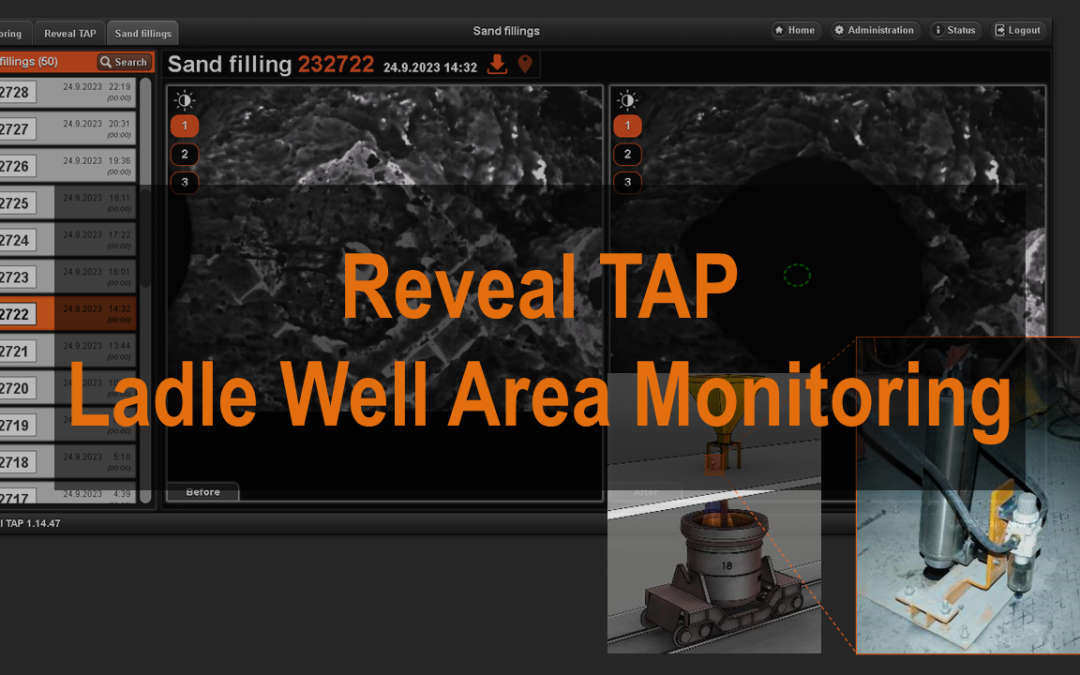 Reveal TAP – Ladle Well Area Monitoring: Simple and powerful solution to ensure high free opening rate of ladles